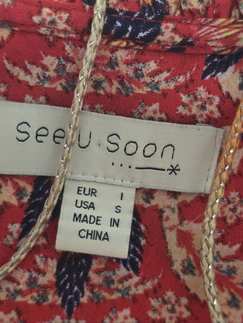 See U Soon Long Sleeve Floral Blouse - Picture 8 of 10